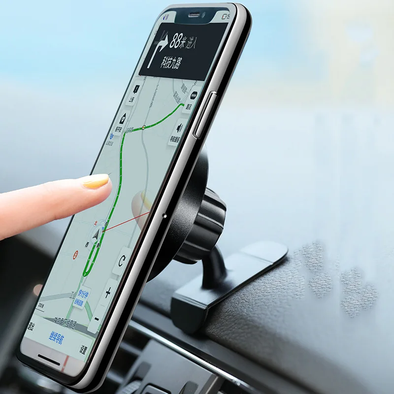 Автомобильный держатель для gps-навигатора с часами Супер магнитный кронштейн для телефона Поддержка Автомобильный держатель для телефона вентиляционное отверстие клип Автомобильный gps Держатель