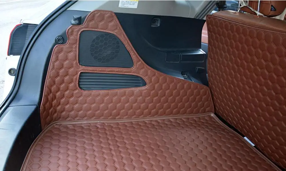 Волокна кожи багажник автомобиля коврик для luxgen 7 2013 автомобильные аксессуары