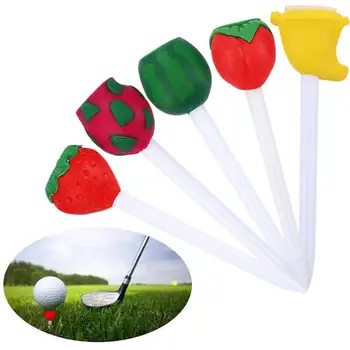 

Golf Nail Lovely Practical Fruits Plastic Ball Bar Cushion Top Leisure Playing Practice Club Golfers Ball Tees Holder Sporting