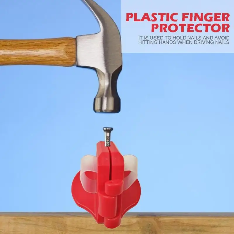 Гвоздильщик степлер палец рука протектор инженерный пластик дома DIY улучшение