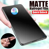 99D Front Back Matte Hydrogel Film Für Samsung Galaxy S21 Ultra S21 S20 Hinweis 10 Plus A51 A71 A52 A50 voll TPU Screen Protector