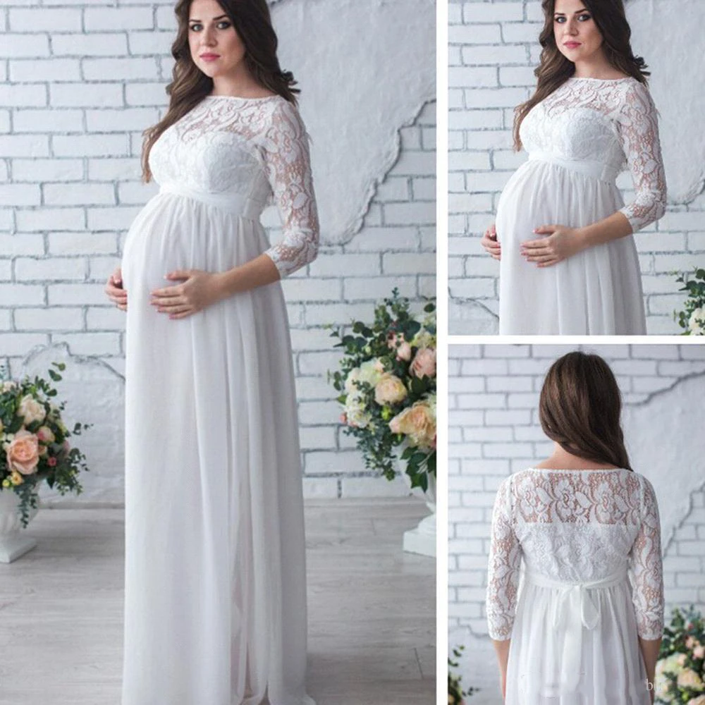 2018-elegant-lace-chiffon-evening-pregnant-dresses-modest-long-sleeves-maternity-gowns-women-summer-pregnancy-dress-long-plus-size-mc1745 (4)