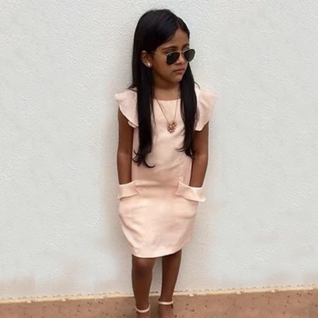 

2020 New Girls Dress Wedding Ruffle Baby Girl Clothes Kids Dresses For Girls Toddler Girl Dresses Summer Dress Princess Dress