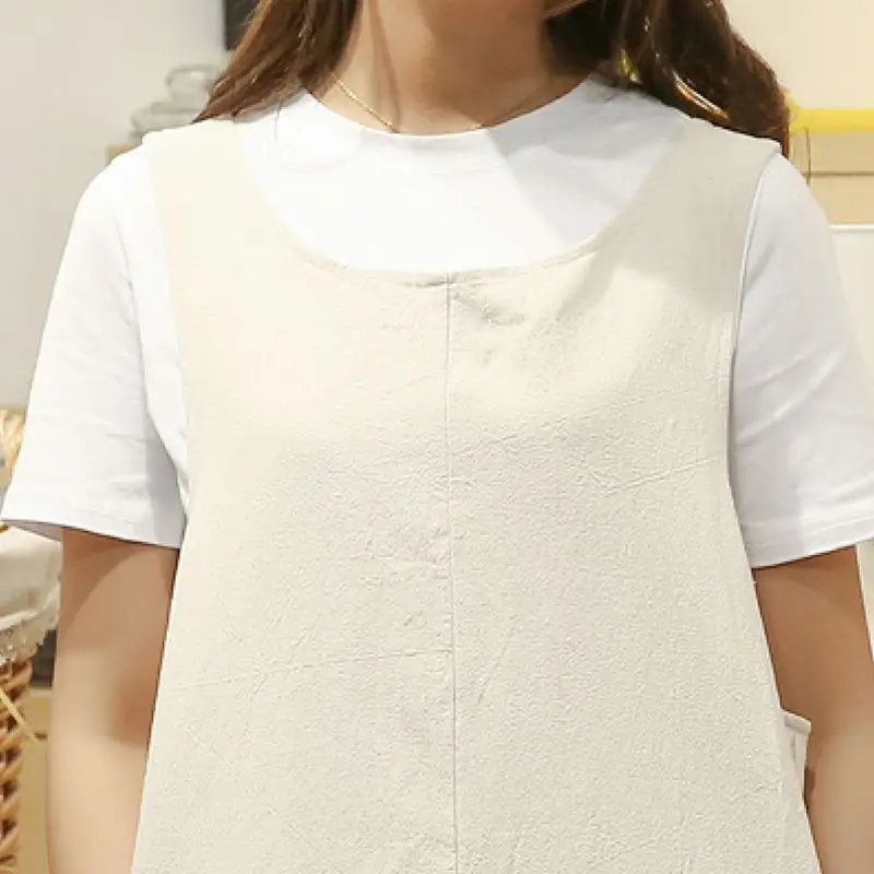 Adjustable Bib Apron Dress for Women Kitchen Restaurant Chef Classic Cooking Bib