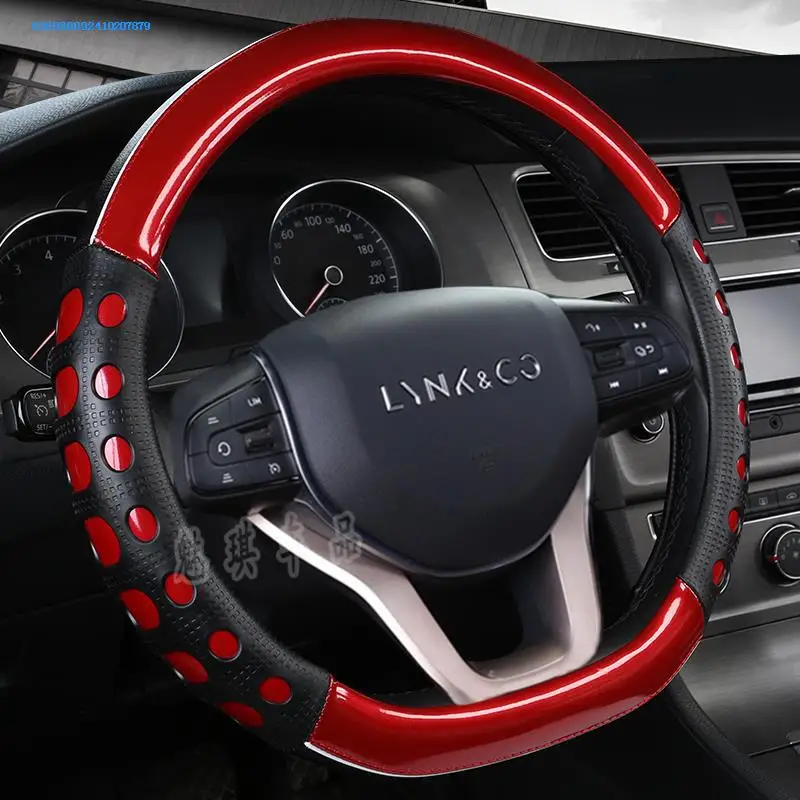 Lynk& Co 01 чехол на руль Lynk& Co 02 кожаный чехол на руль автомобиля четыре сезона Модифицированная только внутренняя отделка