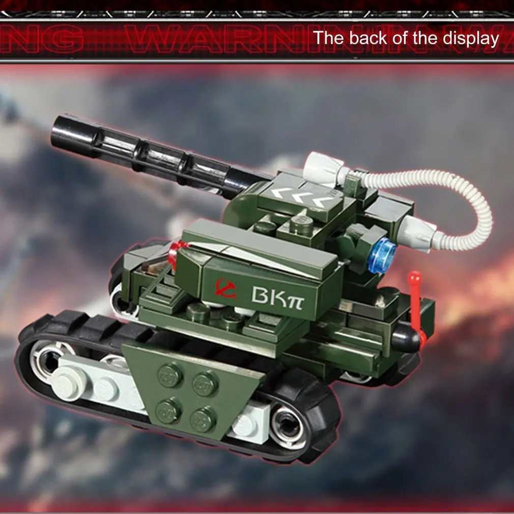 OCDAY 103 шт./компл. строительные блоки молоток бак Red Alert 3 военного танка ведущих Кирпичи Модель игрушки для Детский подарок Танк набор
