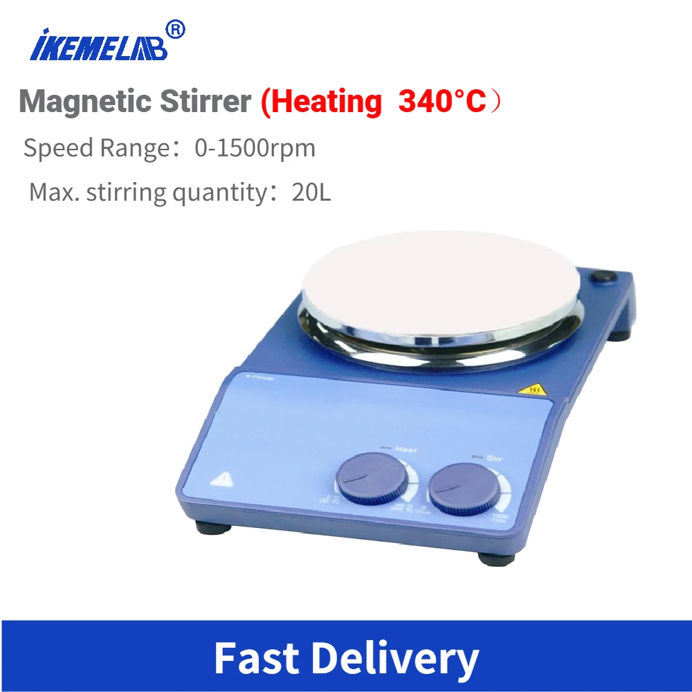 Heating Stirrer Speed Range 01500rpm Hot Plate Lab Stirrer Mixer With Stir Bar