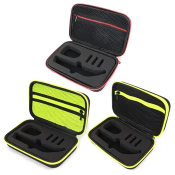 

Portable Shaver Case OneBlade Trimmer and Accessories EVA Travel Bag Zipper Storage Pack Box Pro QP150/QP6520/QP6510