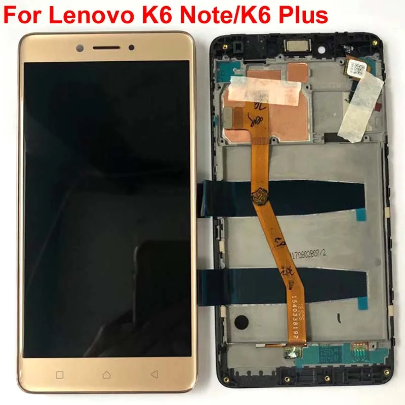 Оригинальный тест 5 дюйма новый для Lenovo Vibe K6 Plus K53b36 K53b37 Note Полный ЖК дисплей +