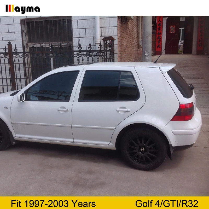 Спойлер на крышу R32 из АБС пластика для VW Golf 4 Hatchback GTI 1997 2003 лет матовый серый