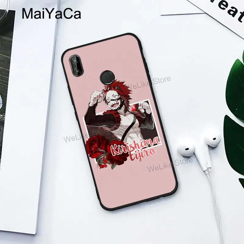 Чехол Red Riot Eijiro Kirishima My Hero academic для Xiaomi Redmi Note 8 9 Pro K30 7 9S 8T 7A 8A Mi A3 9T 10 Lite Max3|Бамперы| |