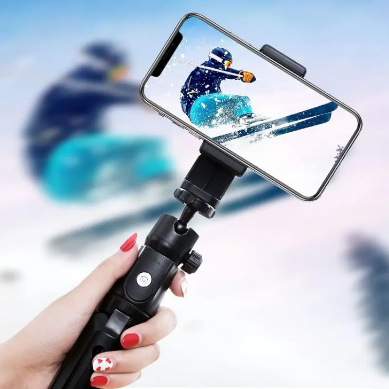 Bluetooth, 3 в 1, селфи-Палка для iphone/Android/huawei, складной ручной монопод с дистанционным спуском затвора, Выдвижной Штатив