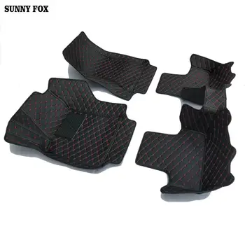 

Car floor mats Case for Audi A3 A4 A6 A7 A8 Q3 Q5 Q7 TT 5D Waterproof car-styling leather Anti-slip carpet liners