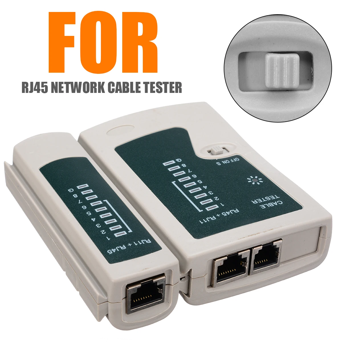 Профессиональный сетевой Кабельный тестер Lan rj45 rj11 без провода кабель Щипцы Обжимные Плоскогубцы ПК сети ручные инструменты