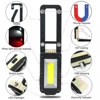 Multifunctional COB Work Light USB Rechargeable LED Flashlight 180 Degree Adjustable Portable Bottom Magnet Design Camping Light ► Photo 2/6