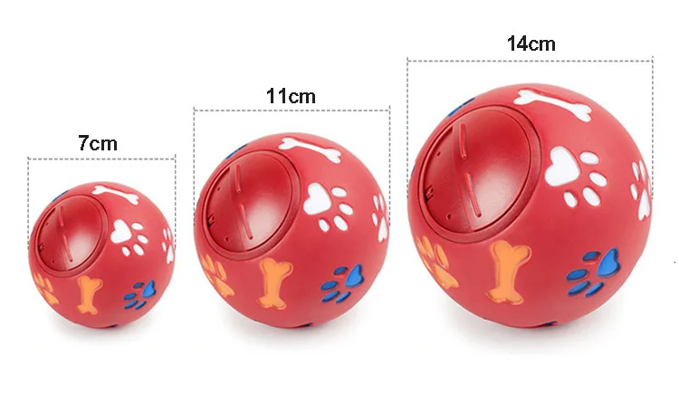 7/11 см образовательная Интерактивная резиновая игрушка для собак мяч жевательные игрушки для щенков лапа кость собачьи лакомства игрушка-диспенсер для собак
