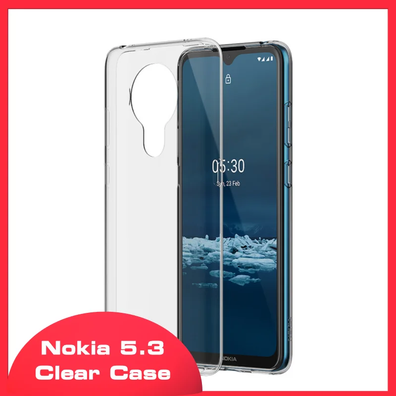 Чехол на Nokia 5.3 Clear Case|Бамперы| |