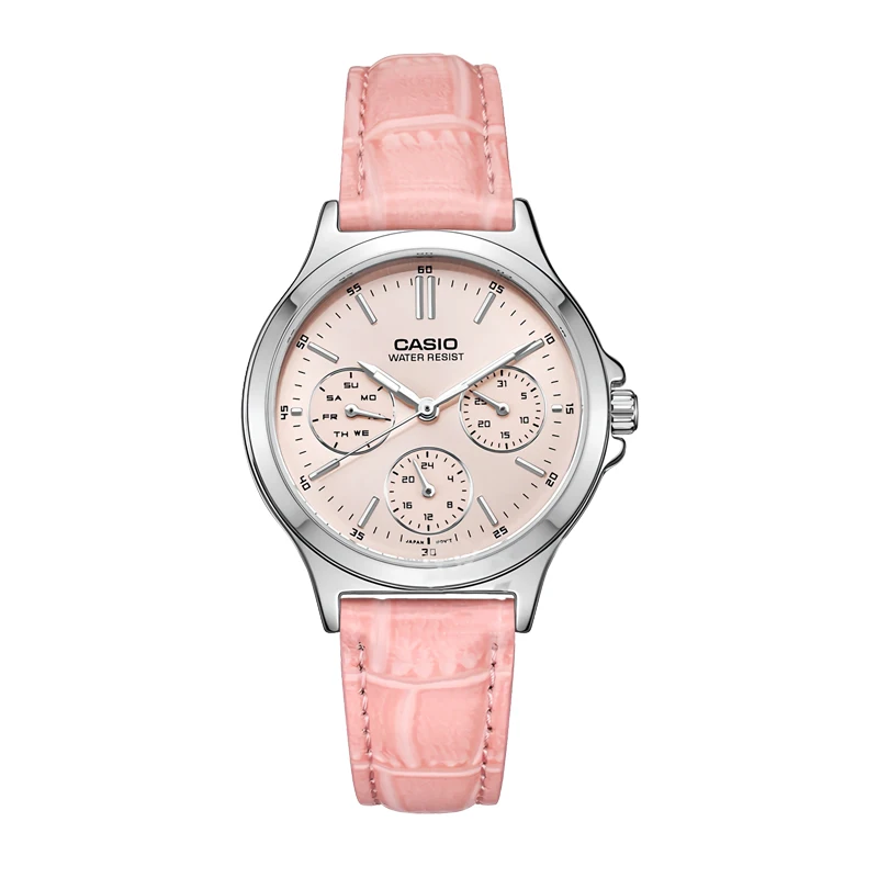 Casio Часы Указатель серии модные кварцевые женские часы LTP-V007L-7E1 - Цвет: LTP-V300L-4A