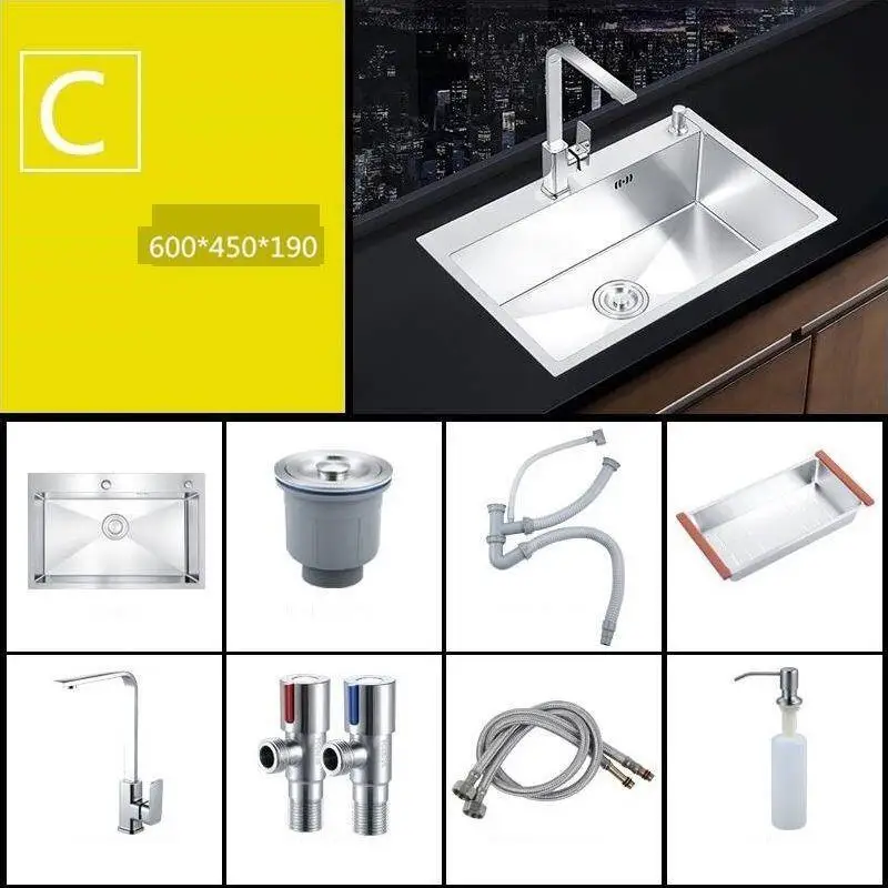 Number 6 Tarjas Para Integral Gootsteen Evier Inox Lavello Cucina Wasbak kitchen Cuba Pia Cozinha Fregadero De Cocina раковина для мытья посуды - Цвет: Number 6