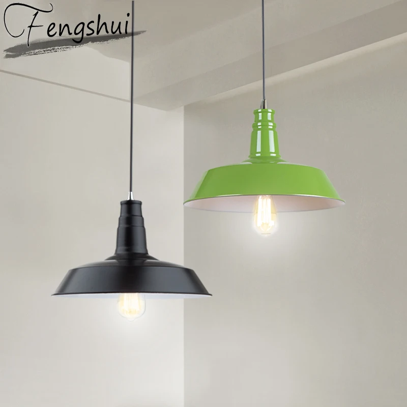 

Modern Retro Industrial Pendant Light Iron Pendant Lighting Living Room Restaurant Bedroom Bedside Loft Bar Decor Hanging Lamps