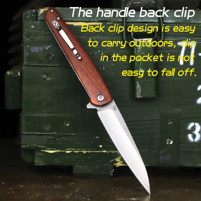 defesa edc artesanal faca dobrável acampamento ao ar livre faca de bolso