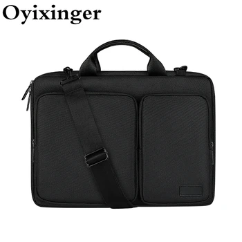 

Oyixinger Laptop Bag Notebook Briefcase For Apple Macbook Huawei Pro13.3 14.1 15.4 15.6Inch Computer Handbag Light Briefcase Bag