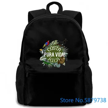 

Pura Vida Costa Rica ! Party Animals! New Arrival Gray Style New Mens women men backpack laptop travel school adult
