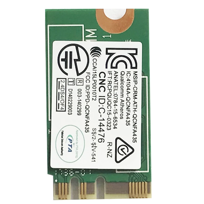 DW1810 Tích Mạng AC M.2 NGFF 2 Băng Tần 2.4G/5G Không Dây Bluetooth 4.1 card Mạng wifi card for pc