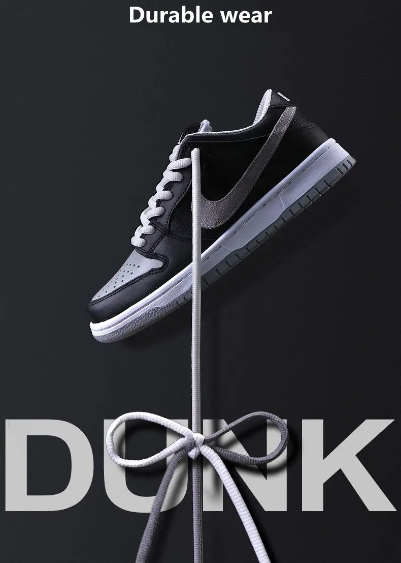 1 Paar Dunk sb Original klassische Schnürsenkel Halbkreis verdicktes Polyester AF1AJ Schnürsenkel Basketballschuhe rutschfeste Sportschnürsenkel – Detail 5