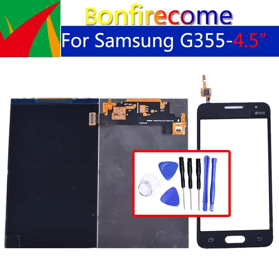ЖК дисплей с дигитайзером сенсорной панели для Samsung Galaxy Core 2 G355H G355 сенсорным
