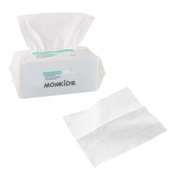 

100pcs Disposable Face Towel Thickened Cotton Single Use Facial Cleansing Makeup Remover Towel