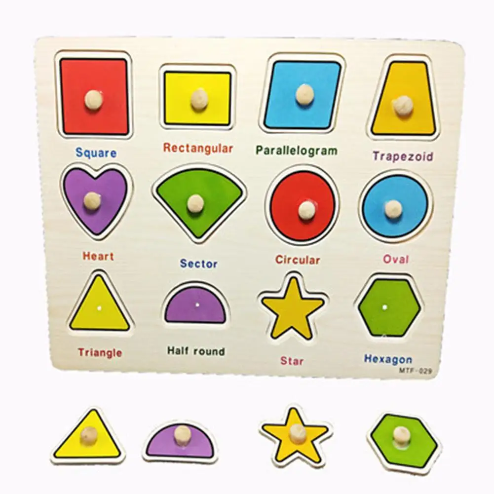 Детские Ранние развивающие игрушки для детей ручной захват деревянная головоломка игрушка алфавит и цифра обучающая детская деревянная