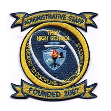 Вышитые железные нашивки для одежды школьная одежда значок паста для сумок и шляп