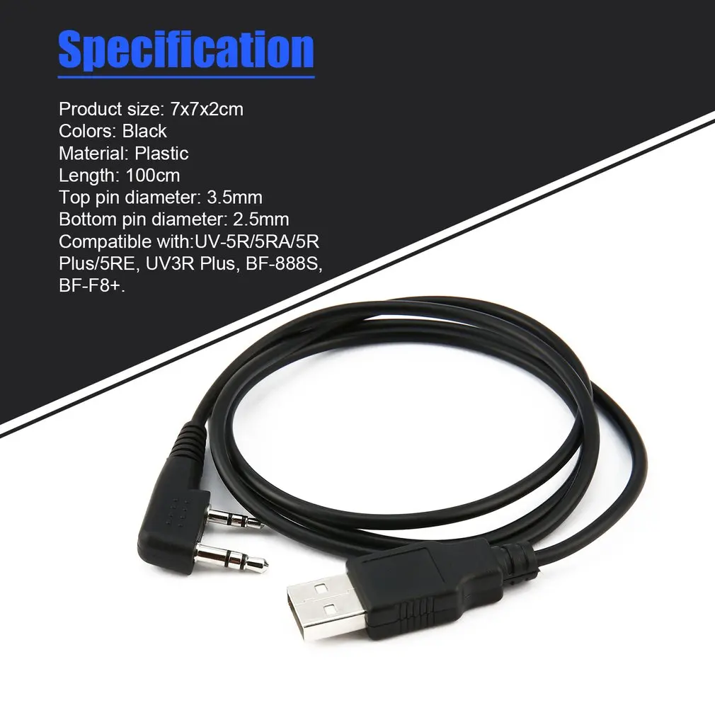 USB программирование запись частоты линейный кабель поддержка для Baofeng радио UV-5R, BF-888S, BF-F8+, H-777 с CD-драйверами
