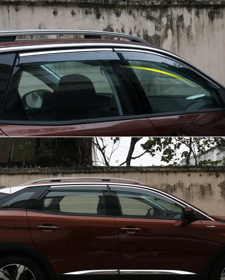 Lsrtw2017 окна автомобиля дождь щит планки для peugeot 3008 5008 салонные аксессуары