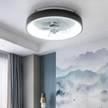 

48cm Smart Ceiling Fan Modern Fans With Lights Remote Control Indoor Decor Ventilator Lamp For Dinning Room Living Room Bedroom