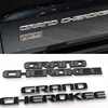 ABS 3d Fender Side Sticker for Jeep Grand Cherokee srt wj wk wk2 zj Car Logo Black Emblem Exterior Rear Decal Auto Modification 1