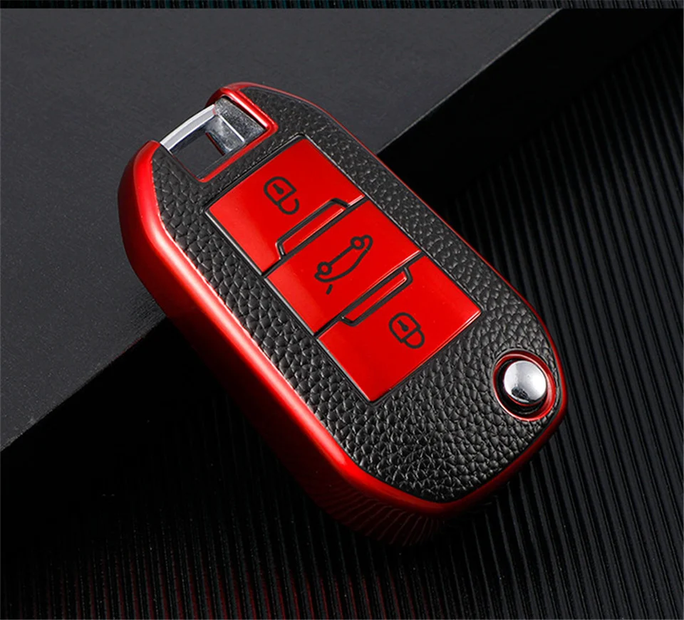 Cover per chiave/telecomando per Peugeot 107 308sw 407 208 508 408 2018 per Citroen C4 CACTUS C5 C4L accessori 18 Cover per chiave/telecomando per Peugeot 107 308sw 407 208 508 408 2018 per Citroen C4 CACTUS C5 C4L accessori - H8a878eb1ad0c413d910167b1359cd237X