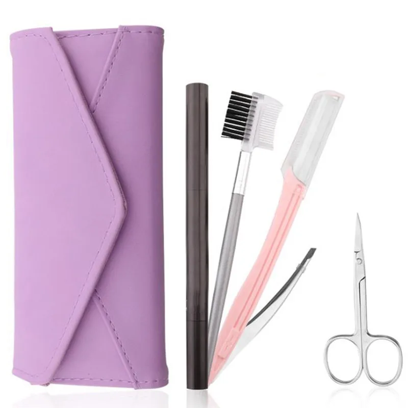 Professional Eyebrow Razor Trimmer Epilateur Sourcil Sharp Makeup Scissor Eyebrow Tweezer Eyebrow Shaping Face Hair Removal Tool