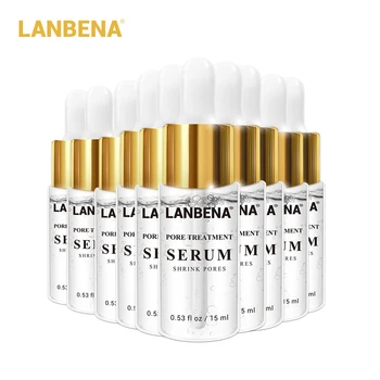 

LANBENA Pore Treatment Serum Essence Firming Hydration Repairing Smooth Shrink Pores Relieve Dryness Oil Control Skin Care 10PCS