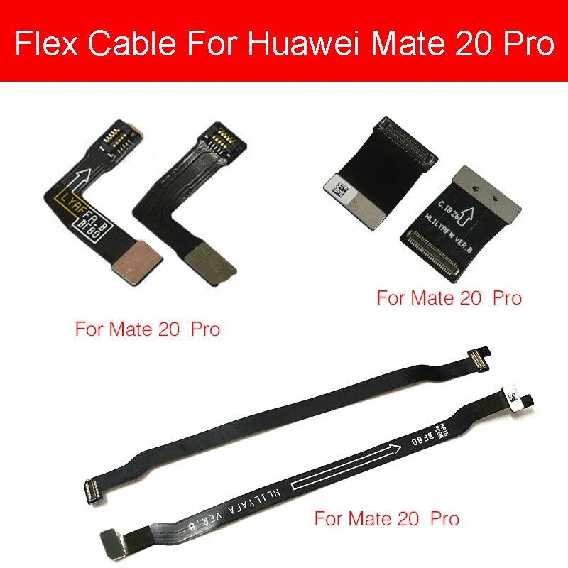 Материнская плата основная плата Flex ленточный кабель для huawei Коврики 20 Pro Коврики 20Pro материнская плата ЖК-дисплей гибкий кабель для замены, ремонта Запчасти
