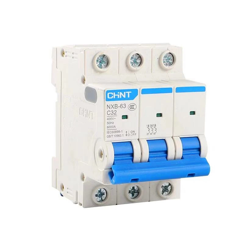 Chnt chint NXB-63 3 p 1a 2a 3a 6a 10a 16a 20a 25a 32a 40a 63a 230 v 380 v diminuto disjuntor mcb Ново dz47