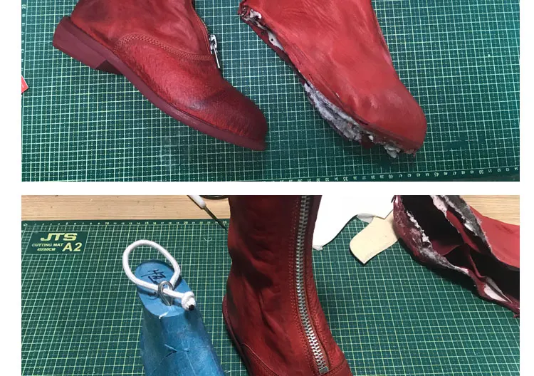 Ботинки guidi из конской кожи ботинки «Призрак императора» 310 г. Женские ботинки с перевернутым носком сетчатые красные тонкие полусапожки pl2 передняя молния ботинки на шнуровке b