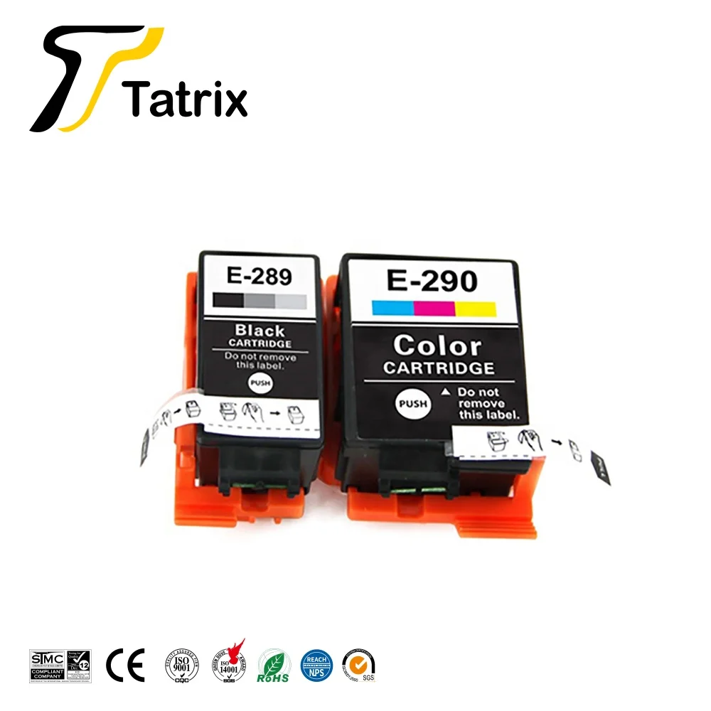 Tatrix T289 T290 E-289 E-290 Китай премиум Цвет Совместимый Картридж для струйного принтера для Epson WorkForce WF-100