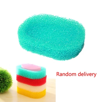 

candy colro Sponge Soap Dish Plate Bathroom Kit Soap Holder