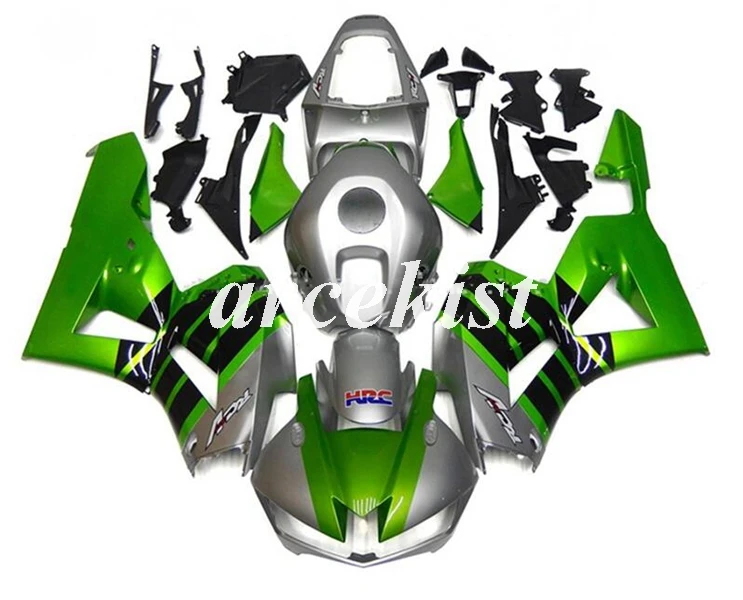 Литья под давлением ABS Полный обтекатели пригодный для HONDA CBR600RR F5 2013, 13, 14, 15, 16, 17, 18 Боди Комплект зеленого цвета