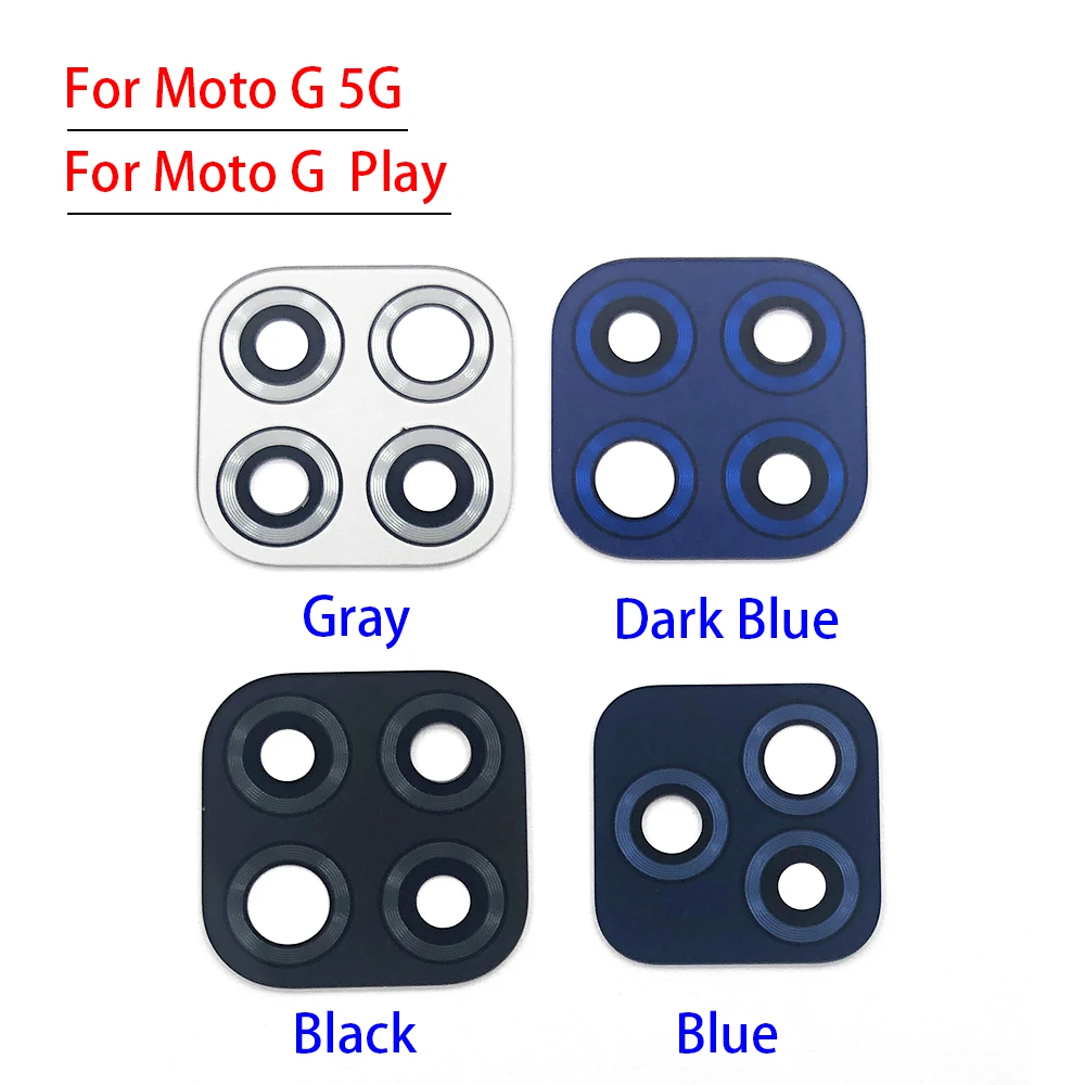 Rear Back Camera Glass Lens For Moto E 2020 E7 E5 Plus One Hyper One Fusion G 5G Play G10 G20 G30 G Stylus Camera Glass Lens photo frame phone