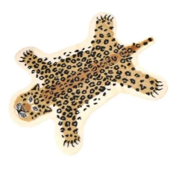 

Soft Tiger Printed Home Decor Washable Faux Skin Bedroom Coffee Table Carpet Area Rug Living Room Mat Long Plush Non Slip