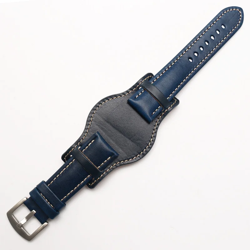 Handmade Genuine Leather Men's Watch Strap - Premium Watchband Bracelet