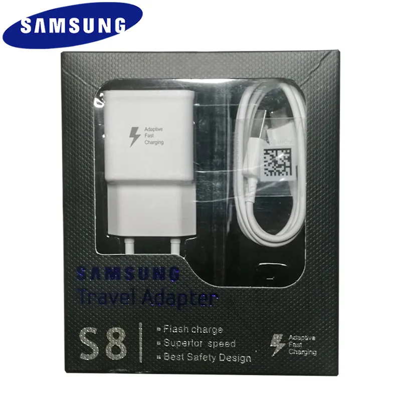 Usb адаптер для быстрой зарядки Samsung 9 В 1 67 А кабель Type C Galaxy A30 A40 A50 A60 S10 S8 S9 Plus note 8